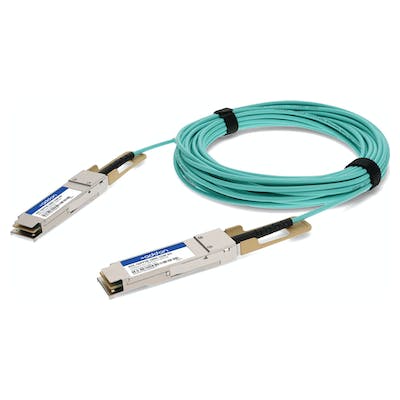 AddOn Fiber Optic Network Cable AOC-QSFP28-100G-15M-AO