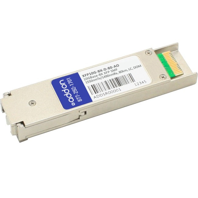 Addon Msa Compliant Compatible Taa Compliant 10Gbase-Bx Xfp Transceiver (Smf, 13