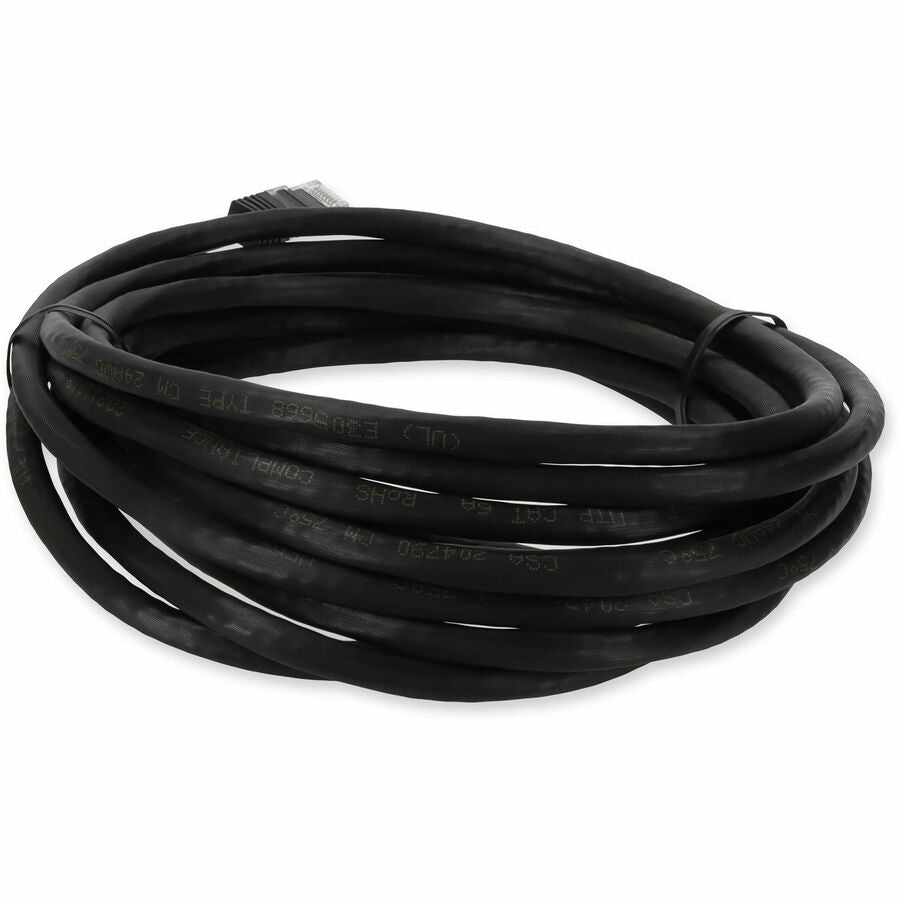 Addon Networks Add-25Fcat6A-Bk Networking Cable Black 7.62 M Cat6A U/Utp (Utp)