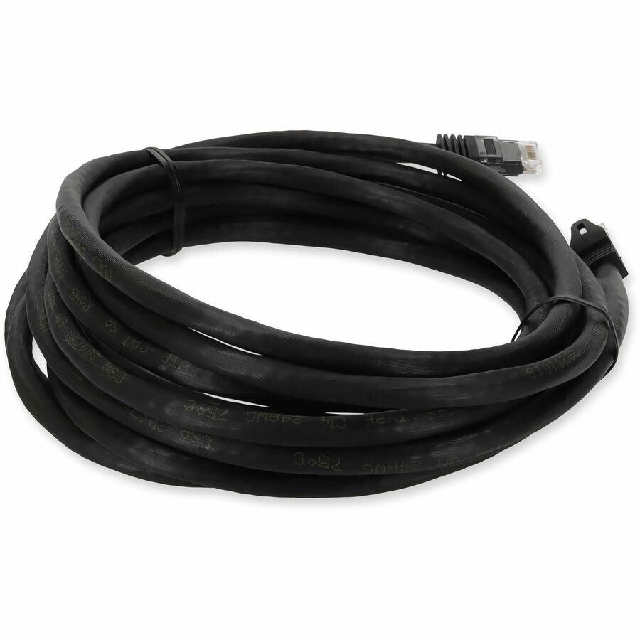 Addon Networks Add-25Fcat6A-Bk Networking Cable Black 7.62 M Cat6A U/Utp (Utp)