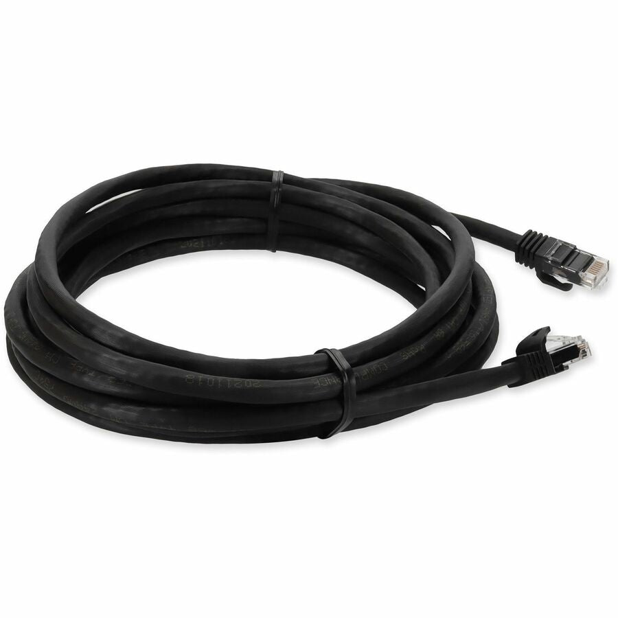 Addon Networks Add-25Fcat6A-Bk Networking Cable Black 7.62 M Cat6A U/Utp (Utp)