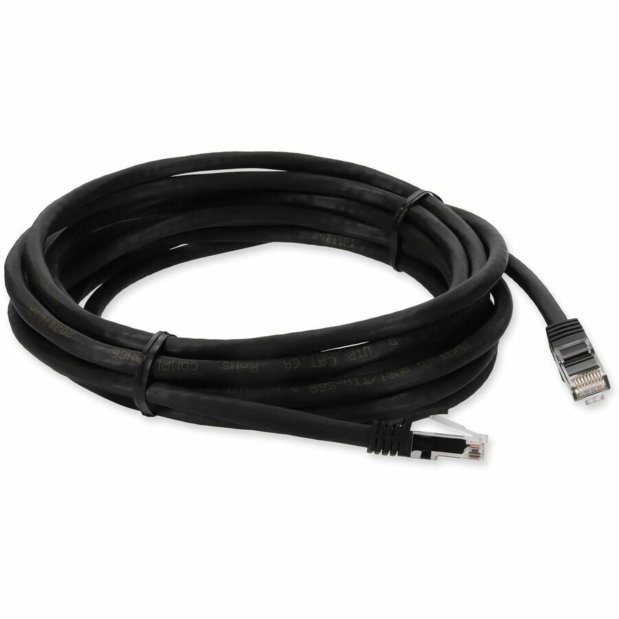 Addon Networks Add-25Fcat6A-Bk Networking Cable Black 7.62 M Cat6A U/Utp (Utp)