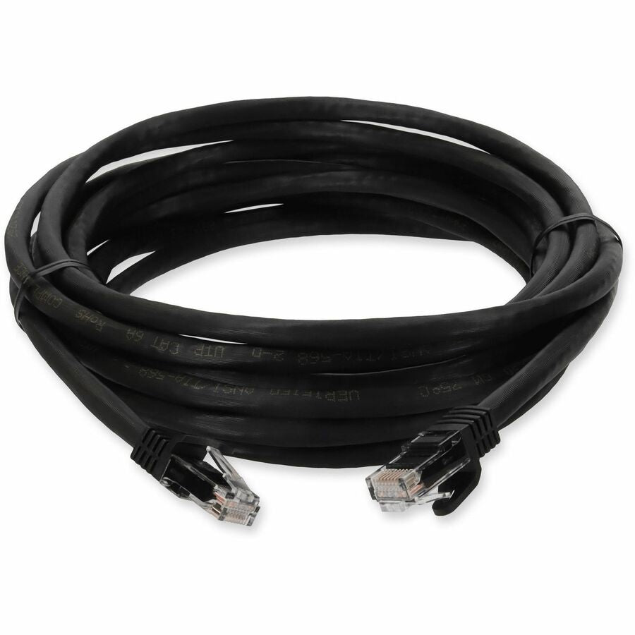 Addon Networks Add-25Fcat6A-Bk Networking Cable Black 7.62 M Cat6A U/Utp (Utp)