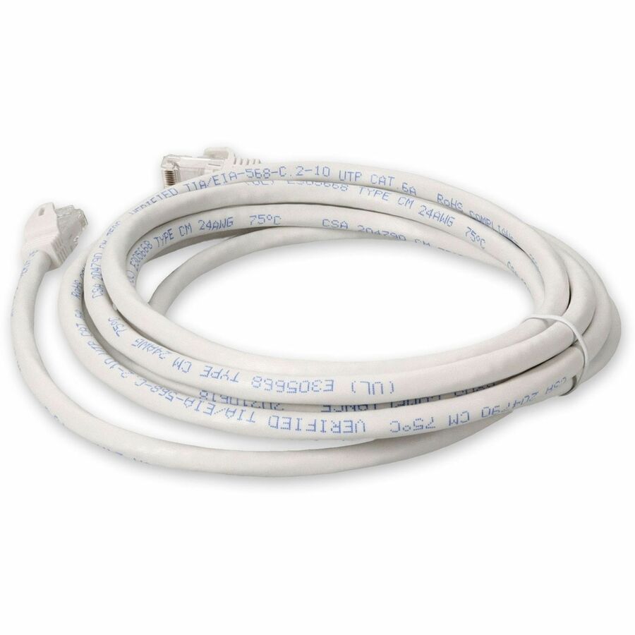 Addon Networks Add-7Fcat6A-We Networking Cable White 2.13 M Cat6A U/Utp (Utp)