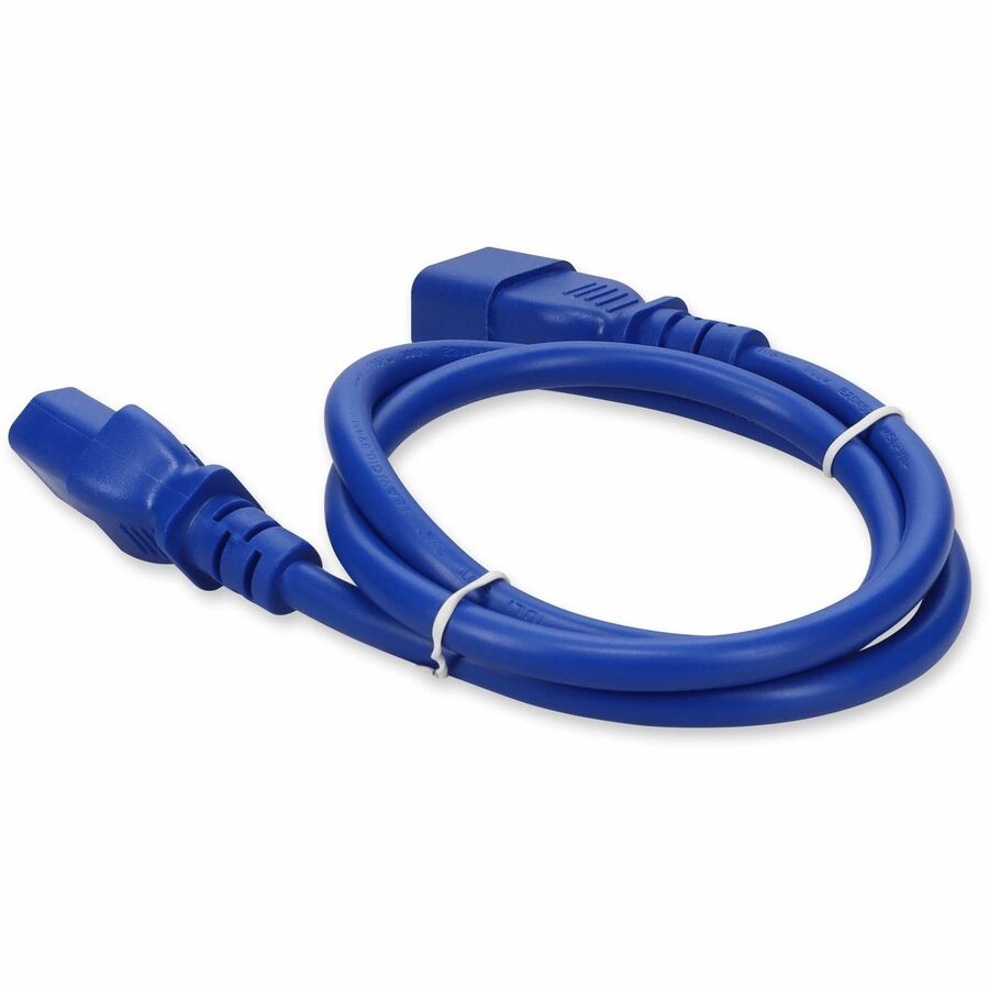 Addon Networks Add-C132C1414Awg3Ftbe Power Cable Blue 0.91 M C14 Coupler C13 Coupler