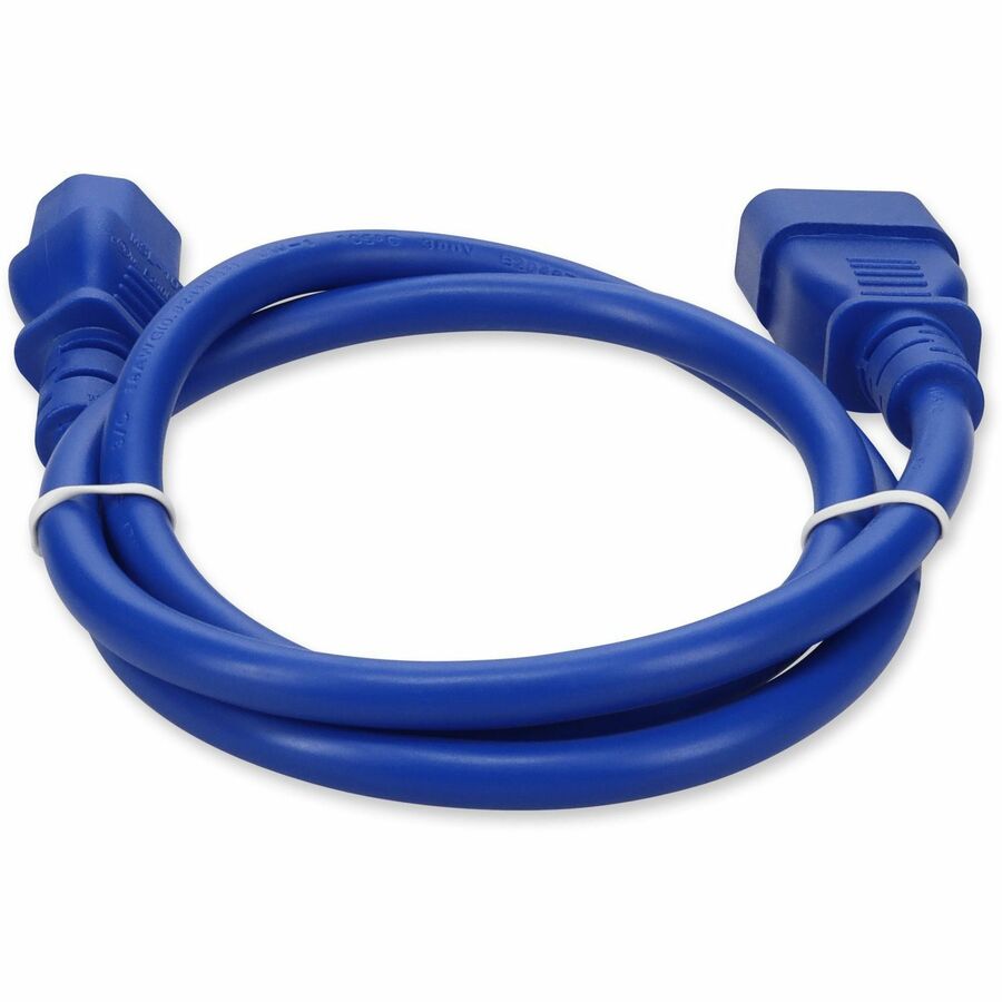 Addon Networks Add-C132C1414Awg3Ftbe Power Cable Blue 0.91 M C14 Coupler C13 Coupler