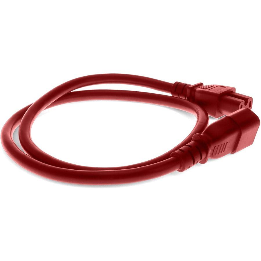 Addon Networks Add-C142C1514Awg10Ft-Rd Power Cable Black 3.05 M C14 Coupler C15 Coupler
