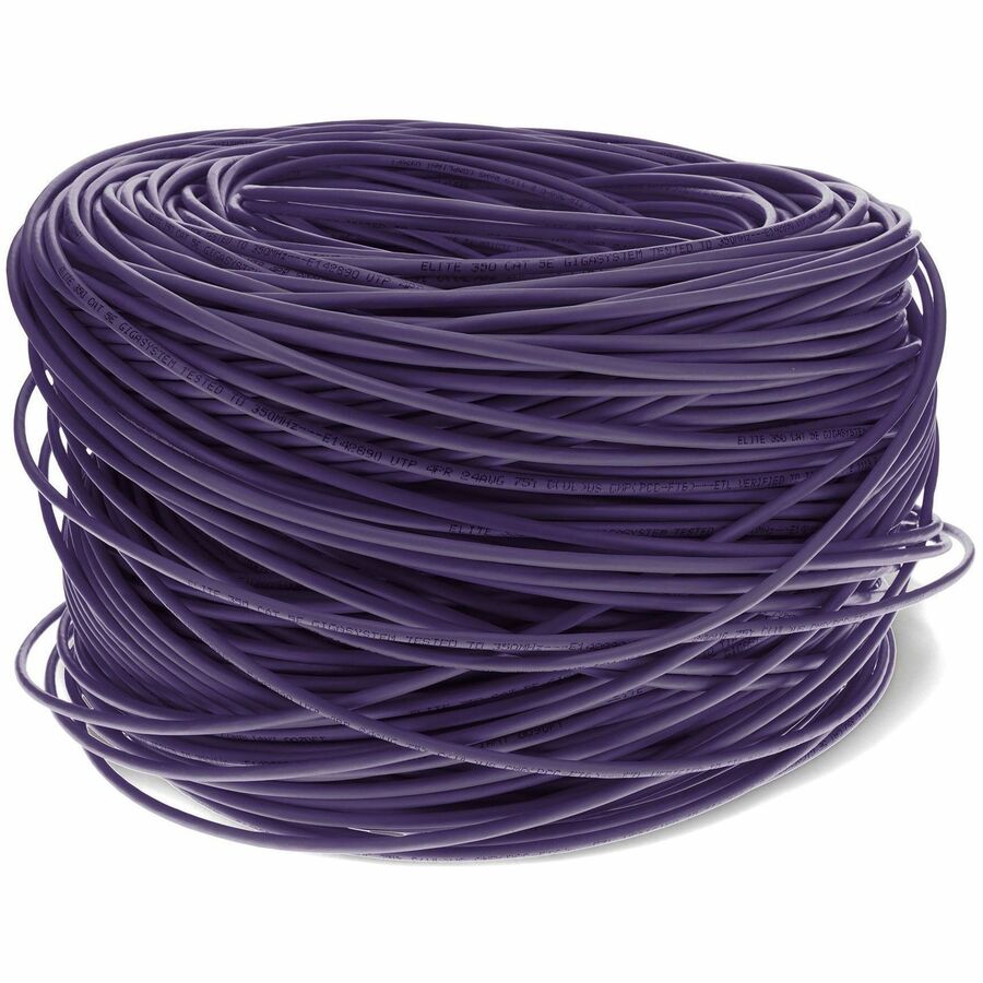 Addon Networks Add-Cat5Ebulk1Kpsd-Pe Networking Cable Purple 304.8 M Cat5E U/Utp (Utp)