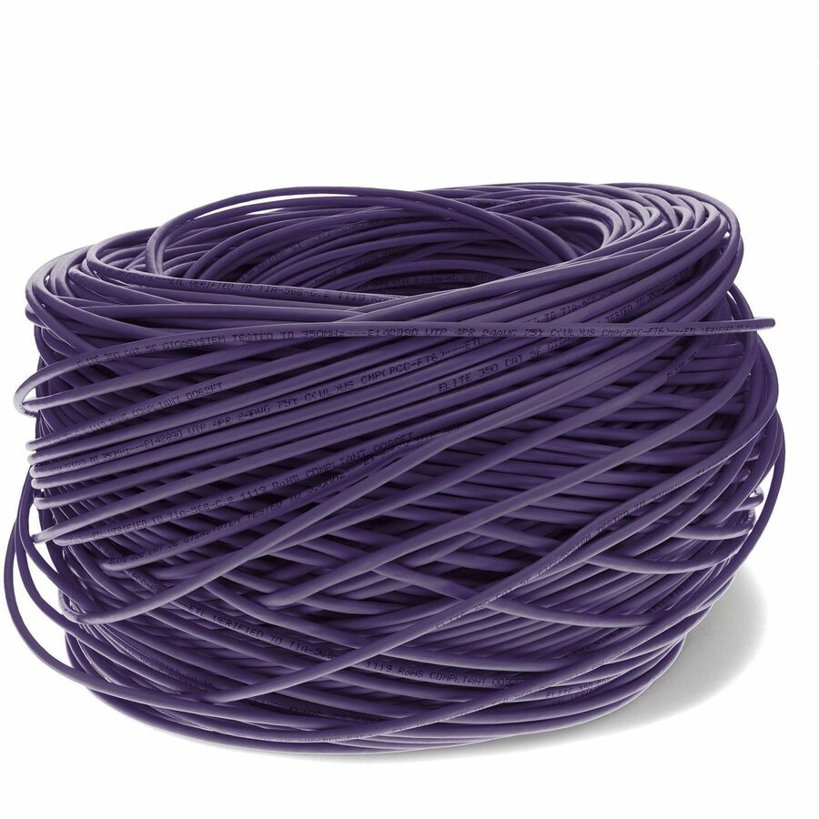 Addon Networks Add-Cat5Ebulk1Kpsd-Pe Networking Cable Purple 304.8 M Cat5E U/Utp (Utp)