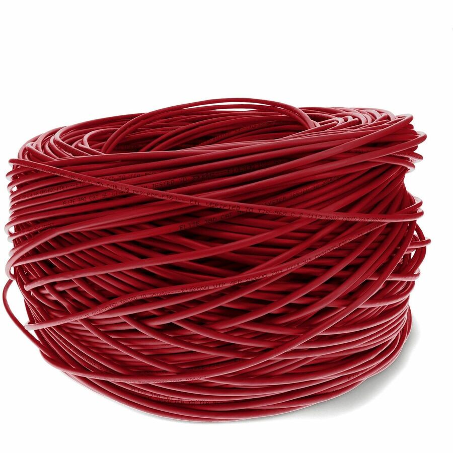 Addon Networks Add-Cat5Ebulk1Kpsd-Rd Networking Cable Red 304.8 M Cat5E U/Utp (Utp)