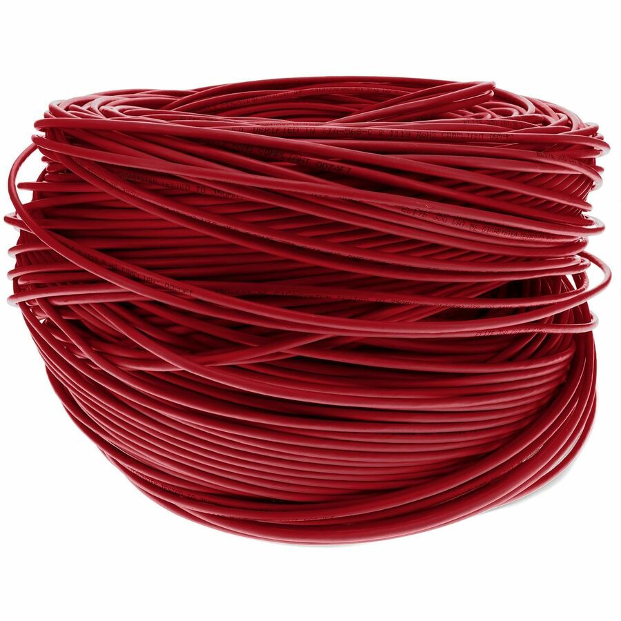 Addon Networks Add-Cat5Ebulk1Kpsd-Rd Networking Cable Red 304.8 M Cat5E U/Utp (Utp)