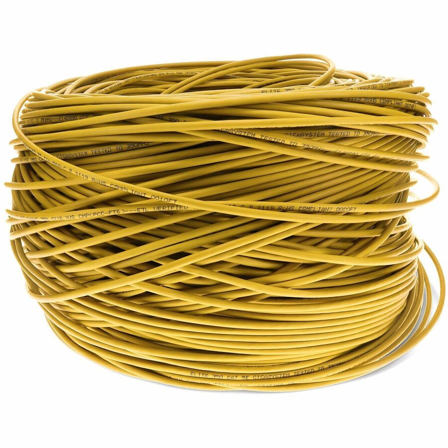 Addon Networks Add-Cat5Ebulk1Kpsd-Yw Networking Cable Yellow 304.8 M Cat5E U/Utp (Utp)