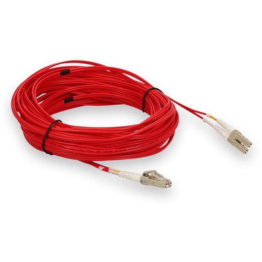 Addon Networks Add-Lc-Lc-30M5Om4-Rd Fibre Optic Cable 30 M Cmr Om4 Red