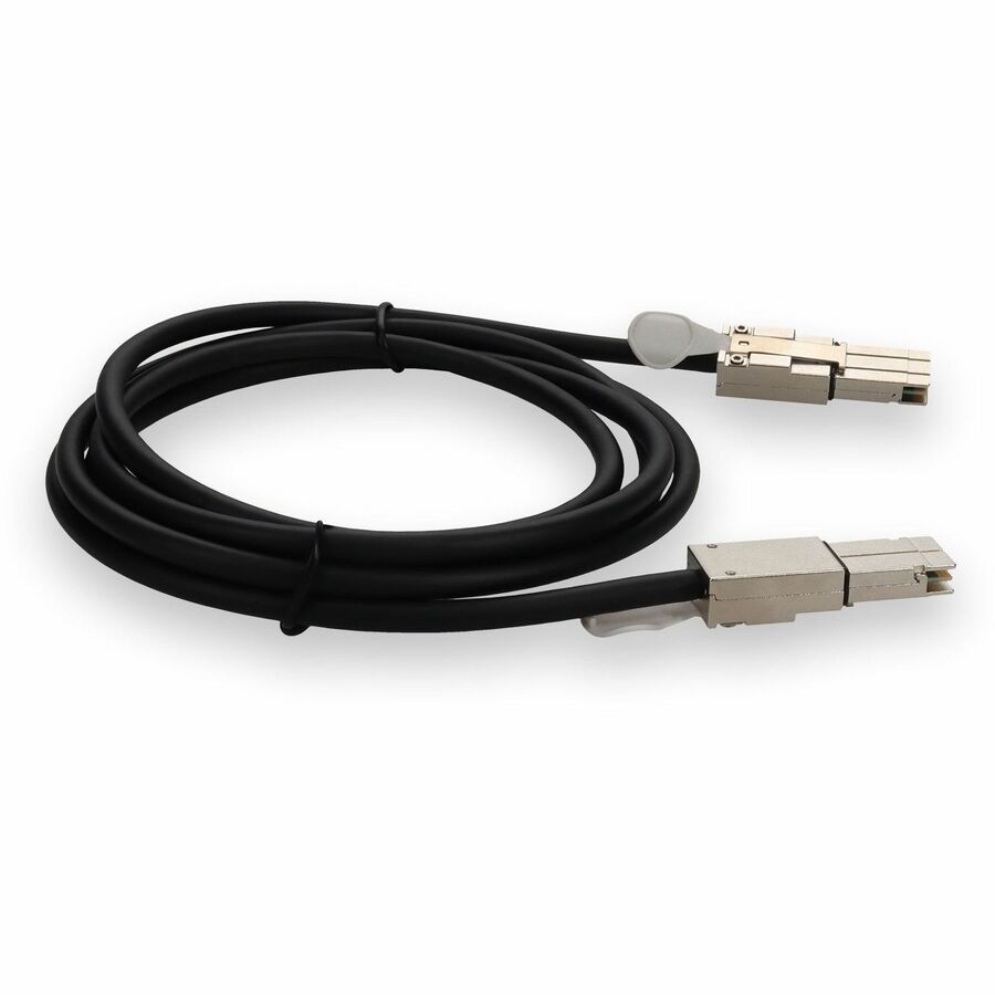 Addon Networks Cab-Stk-E-3M-Ao Infiniband Cable Flexstack Black, Metallic