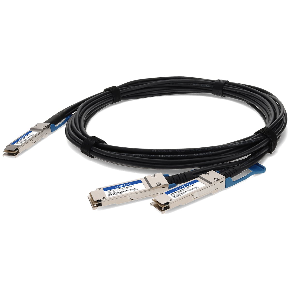 AddOn Twinaxial Network Cable QSFP28-2QSFP28-PDAC5M-AO