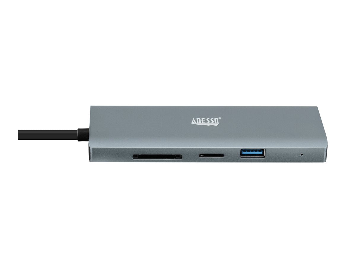 Adesso - Docking station - USB-C - 2 x HDMI - 1GbE - TAA Compliant AUH-4040-3