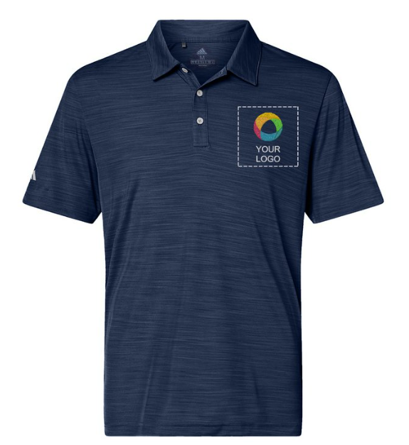 Adidas® Mélange Polo Shirt – Modern Texture, Premium Comfort