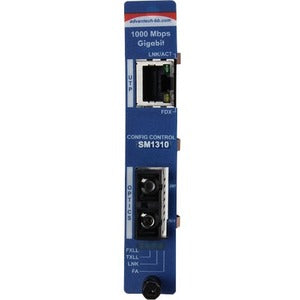 Advantech Slide-In Modular Media Converter 10/100/1000Mbps to Fiber Series IMC-771-MM