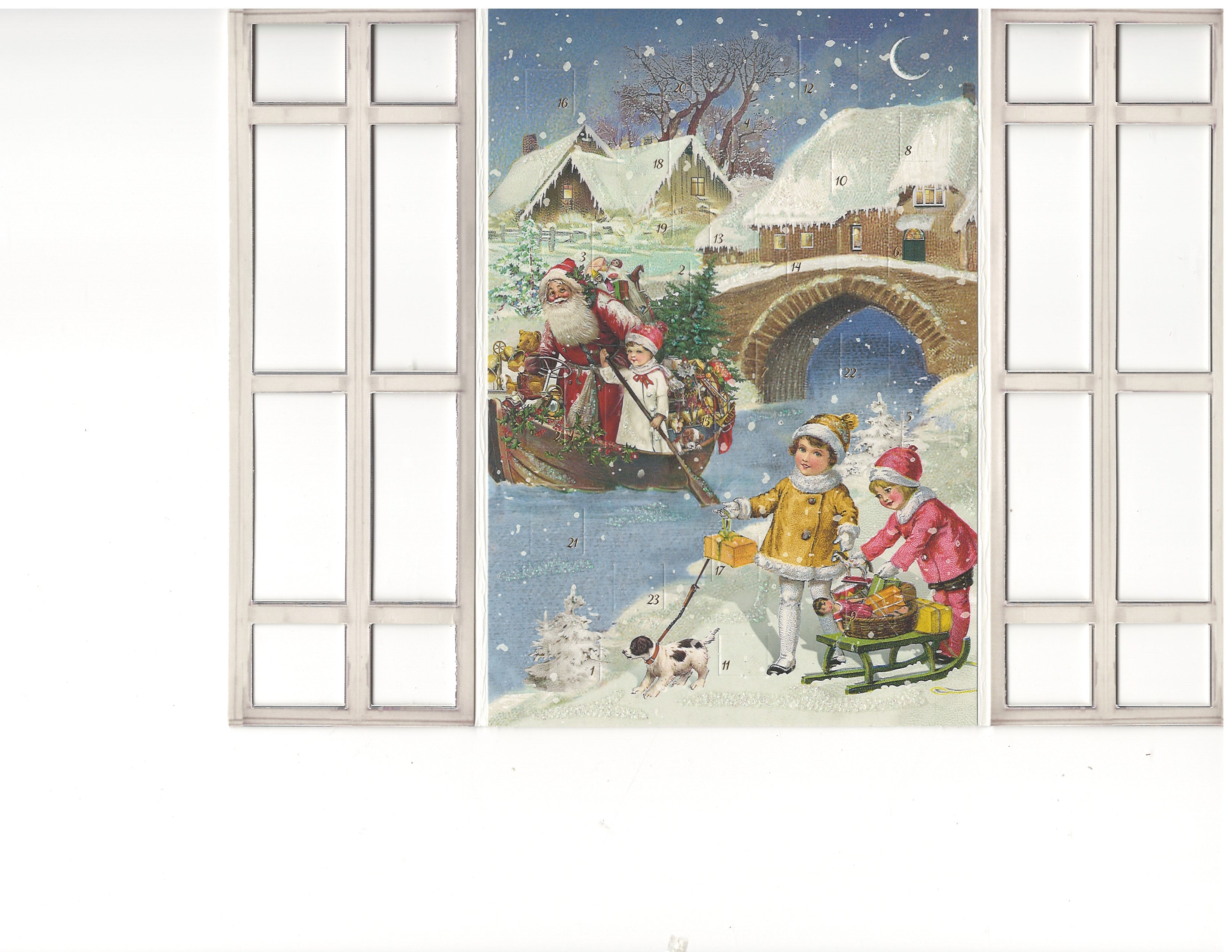 Advent Greeting Card – Enchanted Winter Wonderland