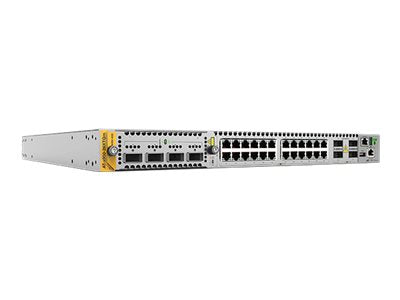 Allied Telesis AT X950-28XTQM - Switch - L3+ - managed - 24 x 1/2.5/5/10GBase-T + 4 x 40/100 Gigabit QSFP+ / QSFP28 - rack-mountable AT-X950-28XTQM-900
