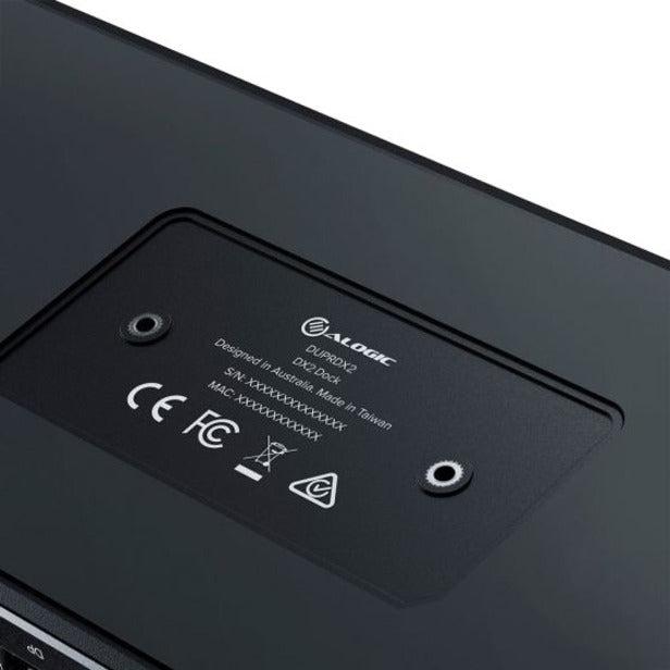 Alogic DX2 Dual 4K Display Universal Docking Station - with 100W Power Delivery