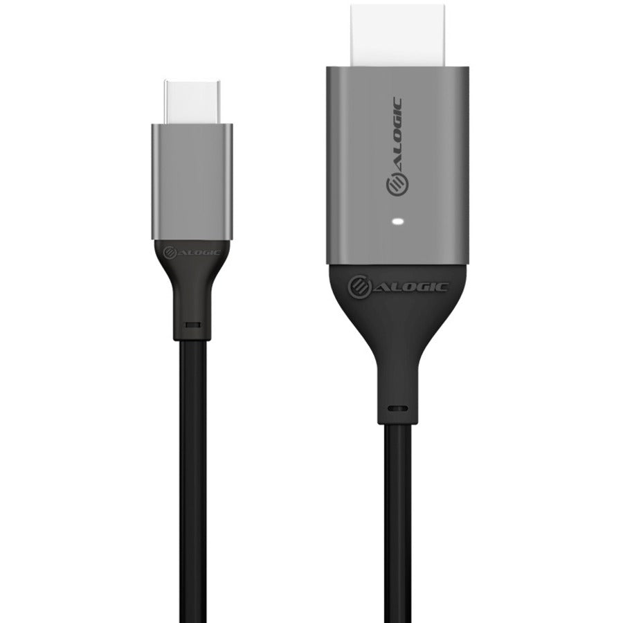 Alogic USB-C (Male) to HDMI (Male) Cable - Ultra Series - 4K 60Hz - Space Grey - 2m - 6.56