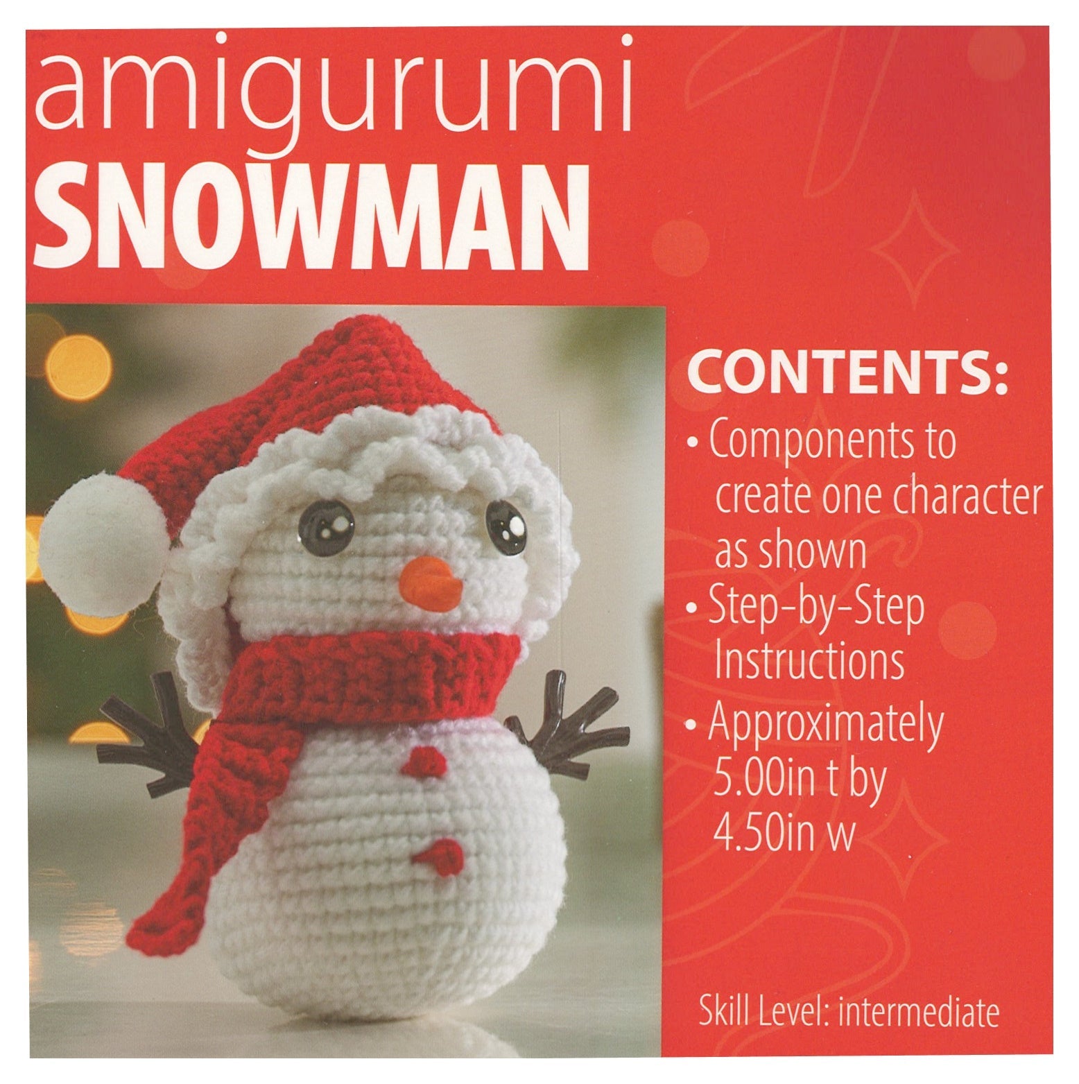 Amigurumi Crochet Kit - Snowman