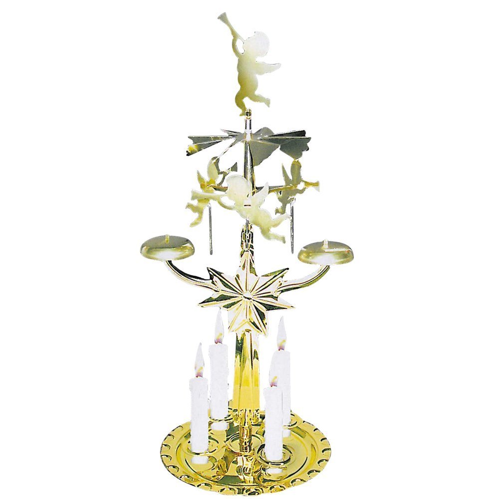 Angel Chimes With 4 Candles