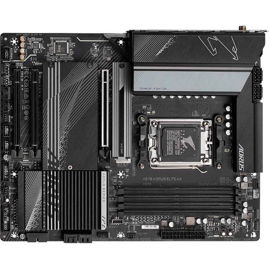 Aorus X670 ELITE AX Gaming Desktop Motherboard - AMD X670 Chipset - Socket AM5 - ATX
