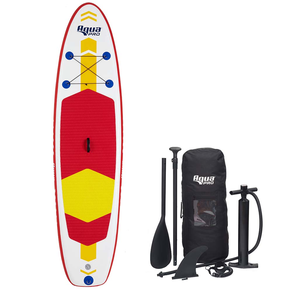 Aqua Leisure 10' Inflatable Stand-Up Paddleboard Drop Stitch w/Oversized Backpack
