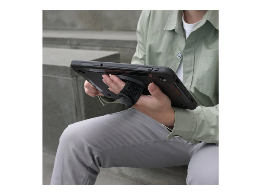 Armor-X - Protective case for tablet - rugged - with hand strap and kick-stand, rainproof military grade - thermoplastic polyurethane RIN-SS-X900