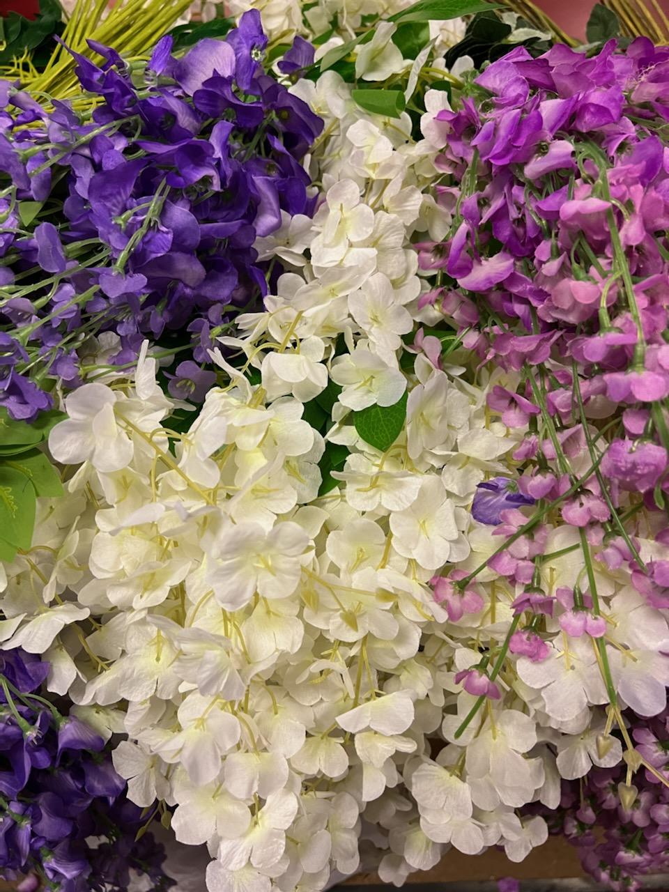 Artificial Wisteria Garland -