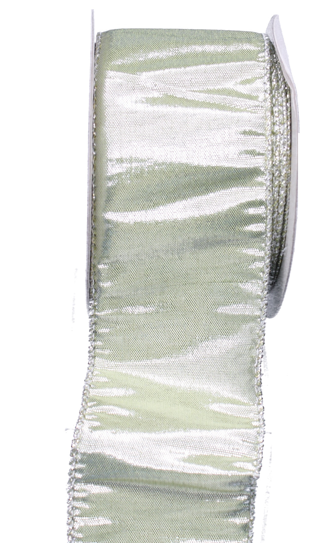 Aspen Green Shimmer Wired Ribbon