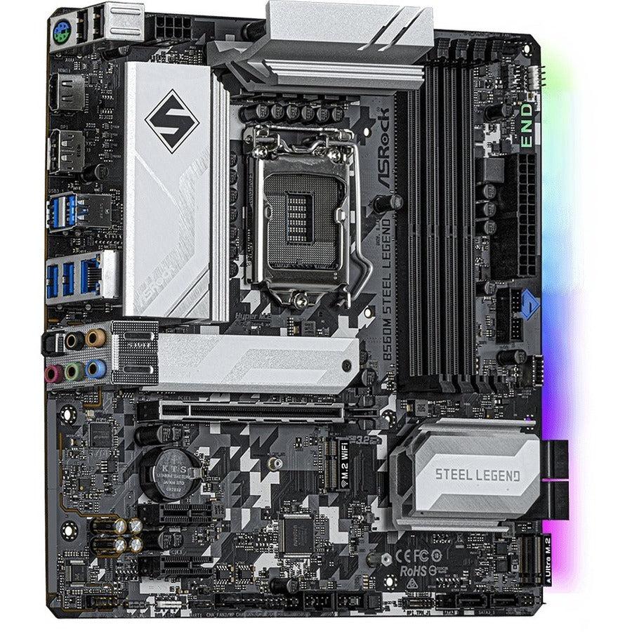 Asrock B560M Steel Legend - Motherboard - Micro Atx - Lga1200 Socket - B560 Chipset