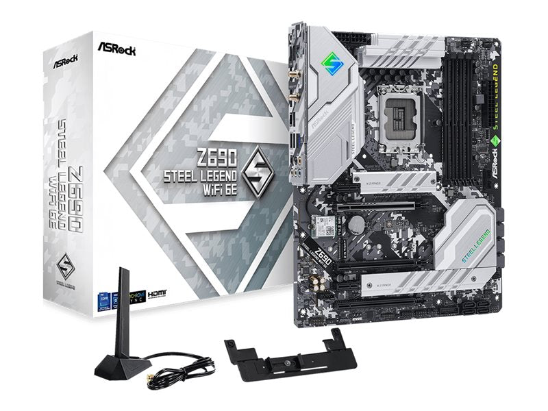 Asrock Z690 Steel Legend Wifi 6E - Motherboard - Atx - Lga1700 Socket - Z690 Chipset