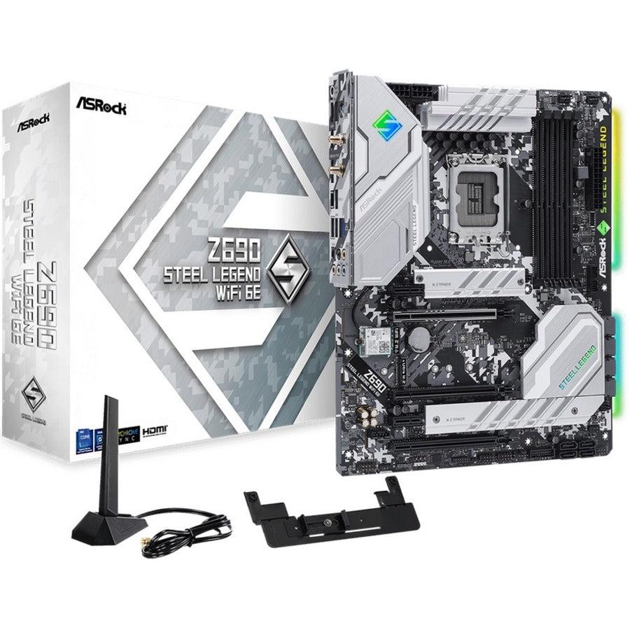Asrock Z690 Steel Legend Wifi 6E - Motherboard - Atx - Lga1700 Socket - Z690 Chipset