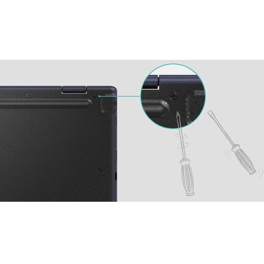 Asus BR1102CGA-YS14 11.6" Netbook - HD - 1366 x 768 - Intel Celeron N100 Quad-core (4 Core) 800 MHz - 4 GB Total RAM - 4 GB On-board Memory - Mineral Gray