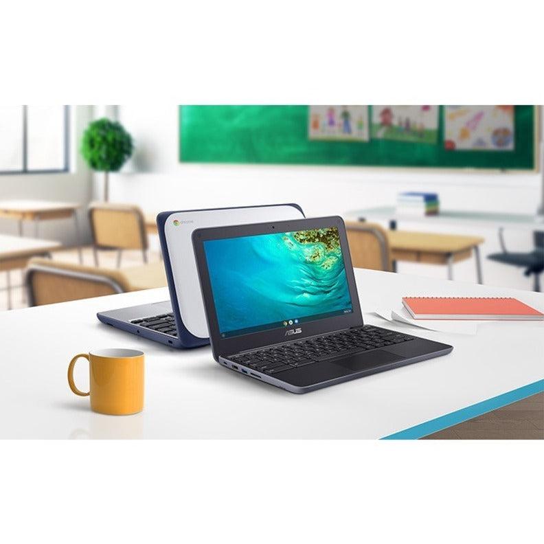 Asus Chromebook C203Xa-Ys02-Gr 11.6 Inch Mediatek Quad Core Mt8173C 1.7Ghz/ 4Gb Lpddr3/ 32Gb Emmc/ Gx6250/ Usb3.1/ Chrome Os Notebook (Dark Grey)