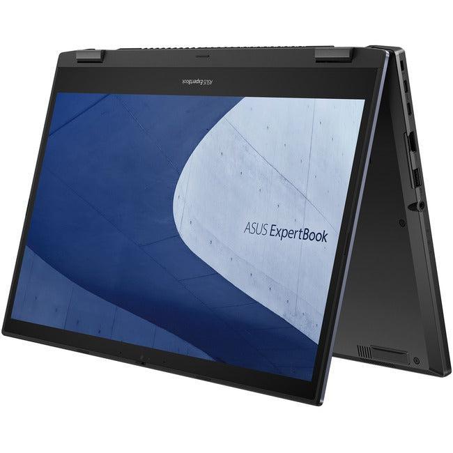 Asus ExpertBook B2 Flip B2502F B2502FBA-XS74T 15.6 Touchscreen Convertible Notebook - Full HD - Intel Core i7 12th Gen i7-1260P - 16 GB - 512 GB SSD - Star Black"