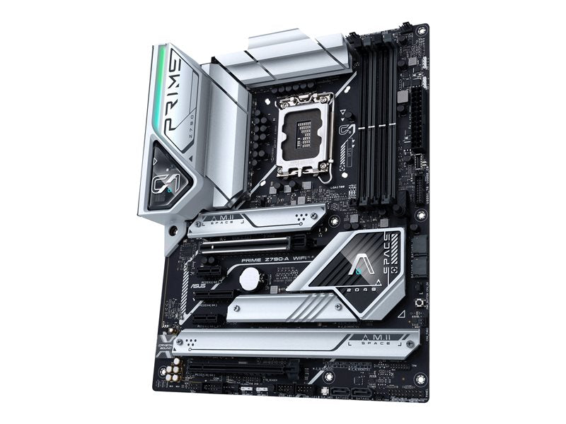 Asus Prime Z790-A Wifi - Motherboard - Atx - Lga1700 Socket - Z790 Chipset - Usb 3.2 Gen 1, Usb 3.2 Gen 2, Usb-C 3.2 Gen2, Usb-C 3.2 Gen 2X2 - 2.5 Gigabit Lan, Bluetooth, Wi-Fi - Onboard Graphics (Cpu Required) - Hd Audio (8-Channel)