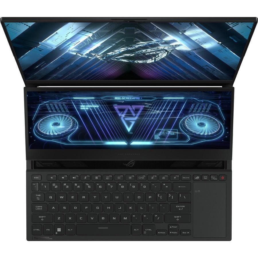 Asus ROG Zephyrus Duo 16 GX650 GX650RW-XS96 16" Gaming Notebook - WQXGA - 2560 x 1600 - AMD Ryzen 9 6980HX Octa-core (8 Core) 3.30 GHz - 32 GB Total RAM - 1 TB SSD - Black