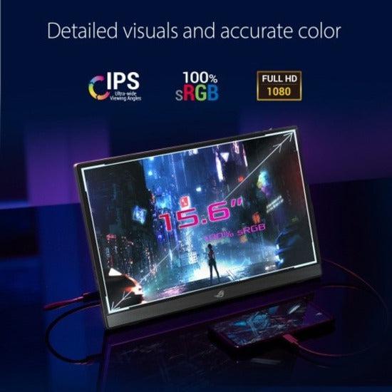 Asus Rog Strix Xg16Ahpe 15.6 Inch Full Hd 800:1 3Ms Micro Hdmi Non-Glare Ips Led Portable Gaming Monitor