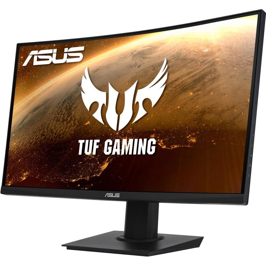 Asus Tuf Gaming Vg24Vqe 23.6 Inch Widescreen 100,000,000:1 1Ms Displayport/Hdmi Led Curved Gaming Monitor