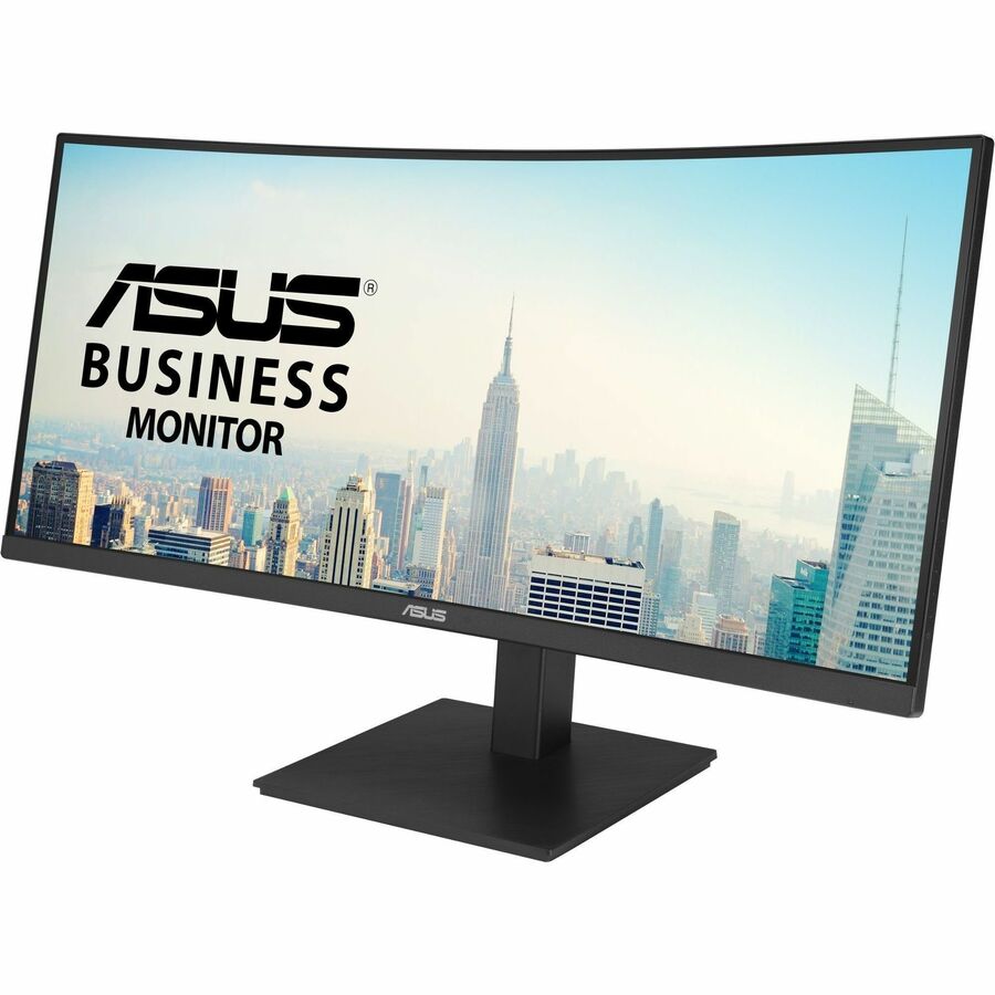 Asus VA34VCPSN 34 Class UW-QHD Curved Screen LED Monitor - 21:9 - Matte Black - 34 Viewabl