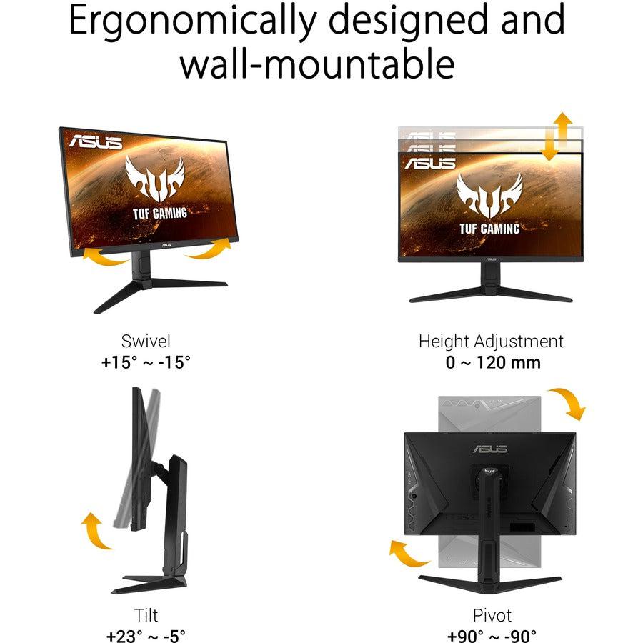 Asus Vg279Ql1A 27 Inch Ips 1Ms Mprt 1,000:1 2Hdmi/Displayport Non-Glare Led Monitor W/ Speakers