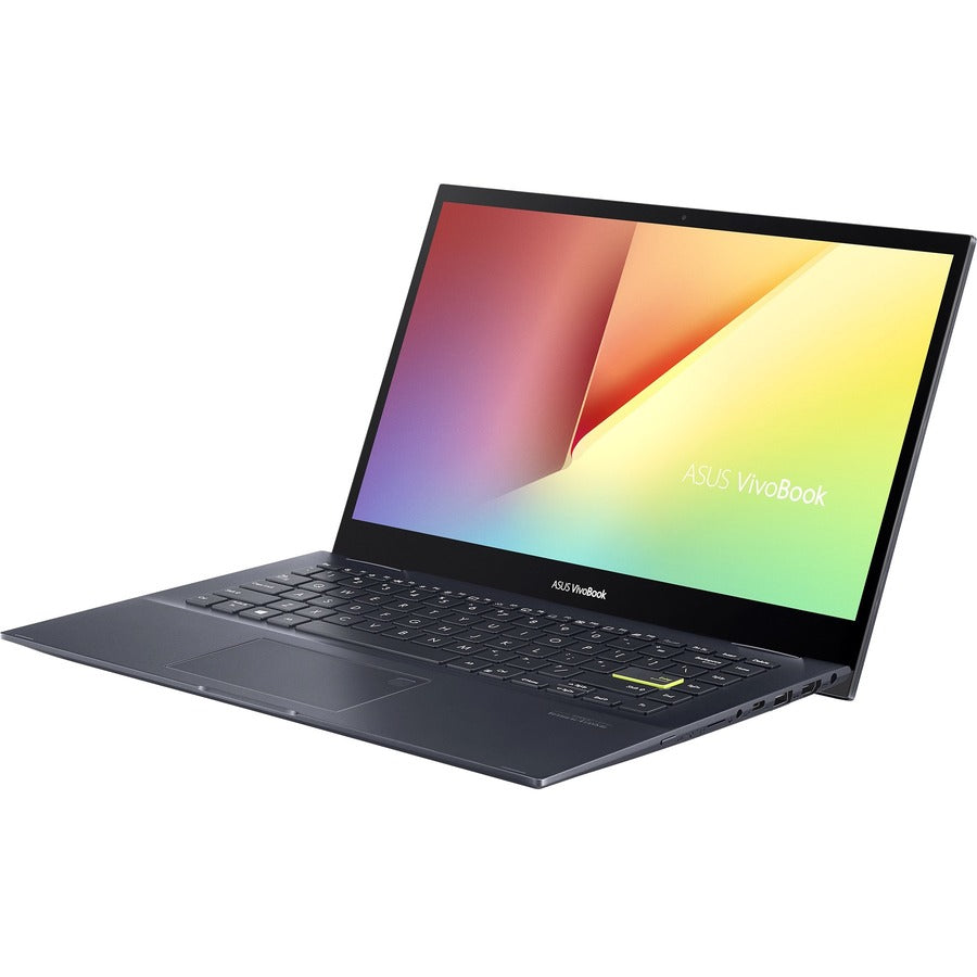 Asus Vivobook Flip 14 Tm420 Tm420Ua-Ds71T 14" Touchscreen Convertible Notebook - Full Hd - 1920 X 1080 - Amd Ryzen 7 5700U Octa-Core (8 Core) 1.80 Ghz - 8 Gb Total Ram - 512 Gb Ssd - Bespoke Black