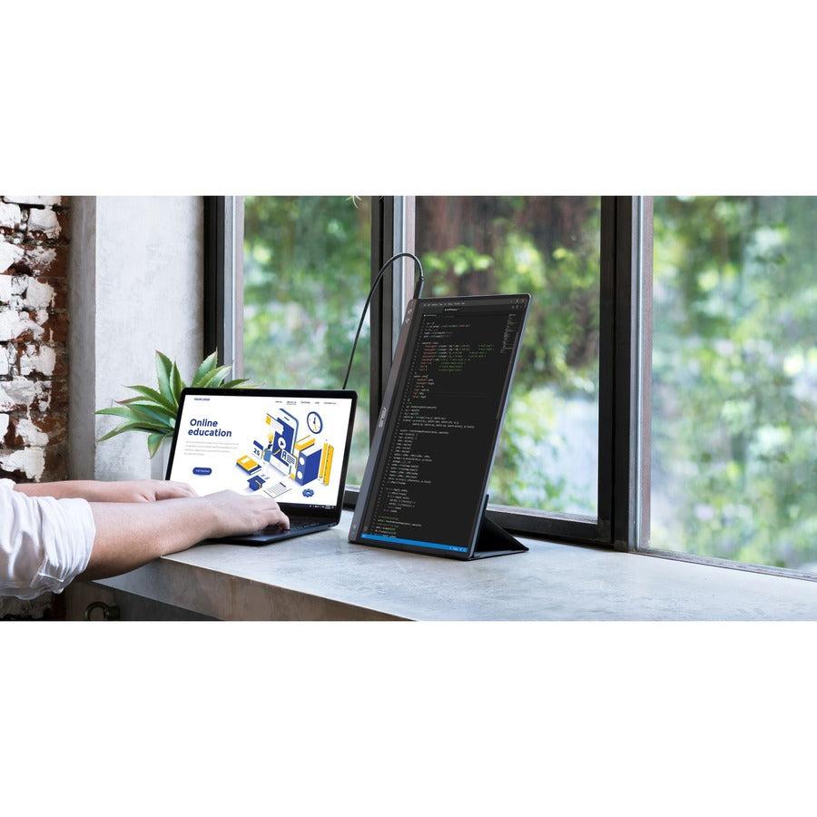 Asus ZenScreen MB14AC 14" Full HD WLED LCD Monitor - 16:9 - Dark Gray