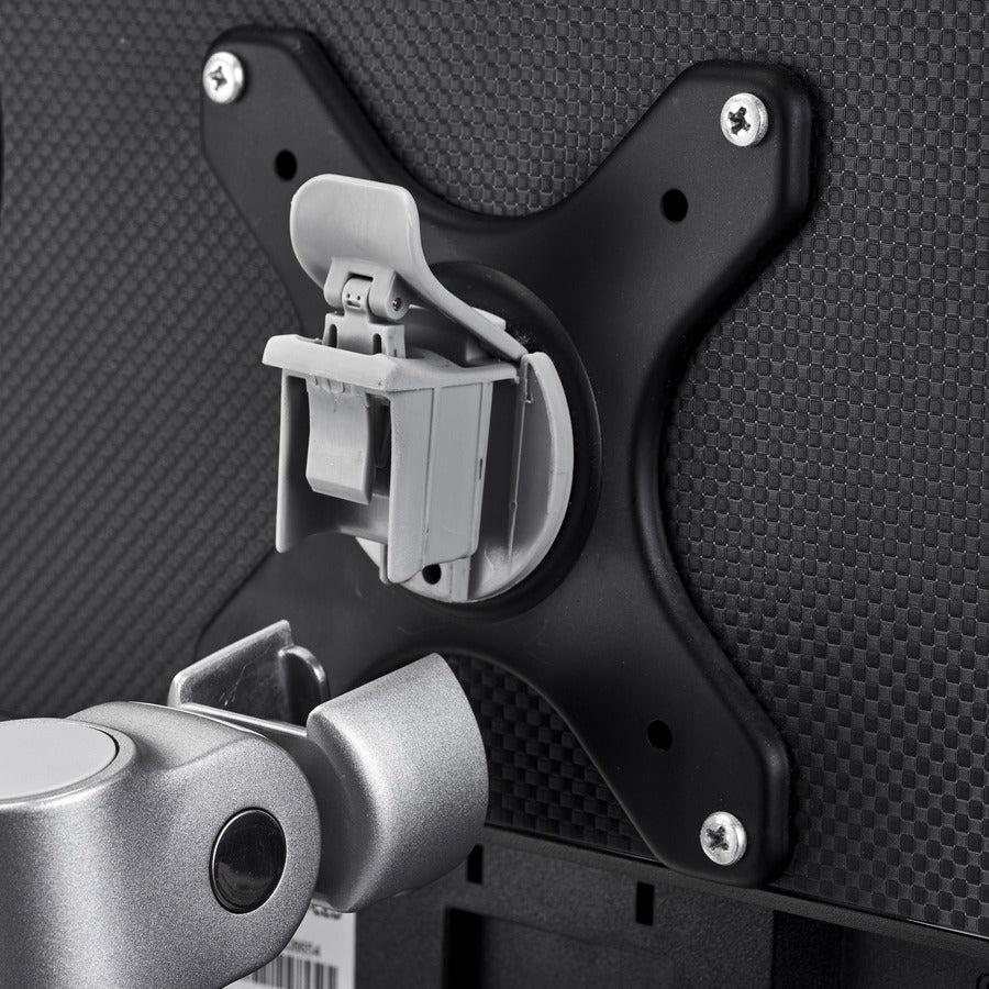 Atdec AWMS-DB-F-S Desk Mount for Monitor - Silver
