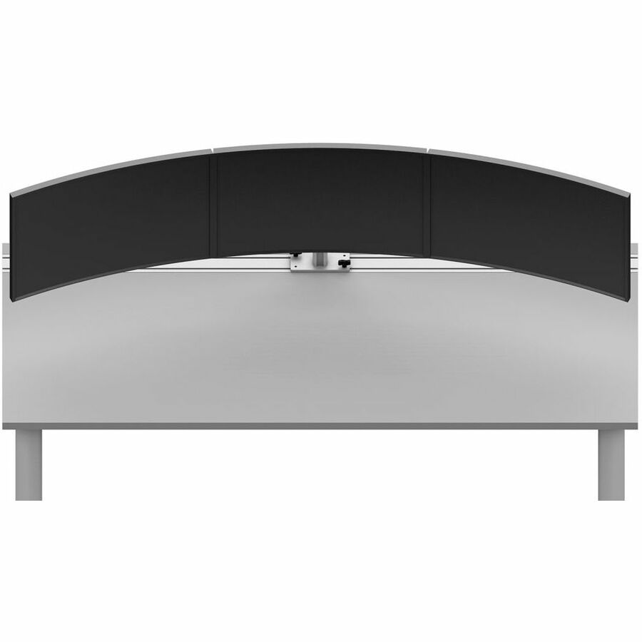 Atdec Modular Desk Mount for Monitor, Display Screen, Flat Panel Display, Curved Screen Display - Silver