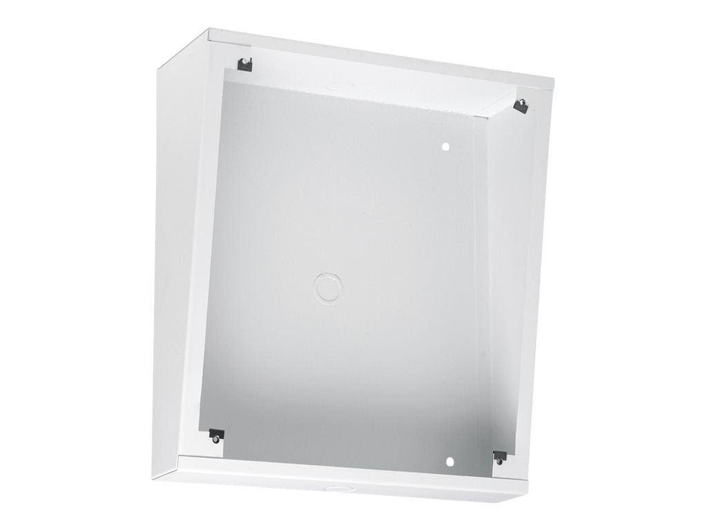 AtlasIED IP-SEA-S - Enclosure - angled - for speaker(s) - 20 gauge cold rolled steel - white - surface mountable